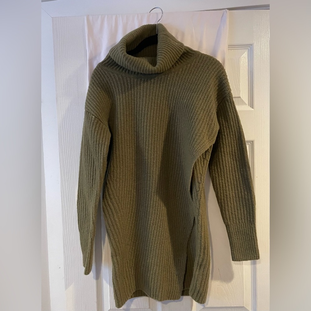 Crossover Front Turtleneck Tunic - image 1